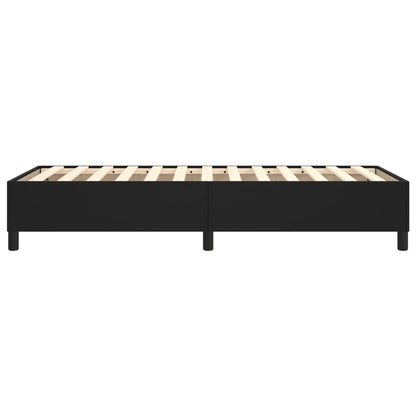 Struttura Letto a Rete a Molle Nero 90x190 cm in Similpelle | homemem39