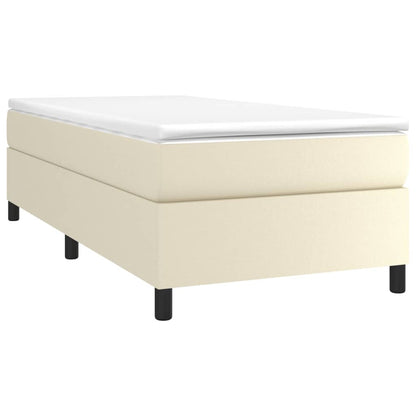 Struttura Letto a Rete a Molle Crema 90x190 cm in Similpelle | homemem39