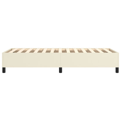 Struttura Letto a Rete a Molle Crema 90x190 cm in Similpelle | homemem39