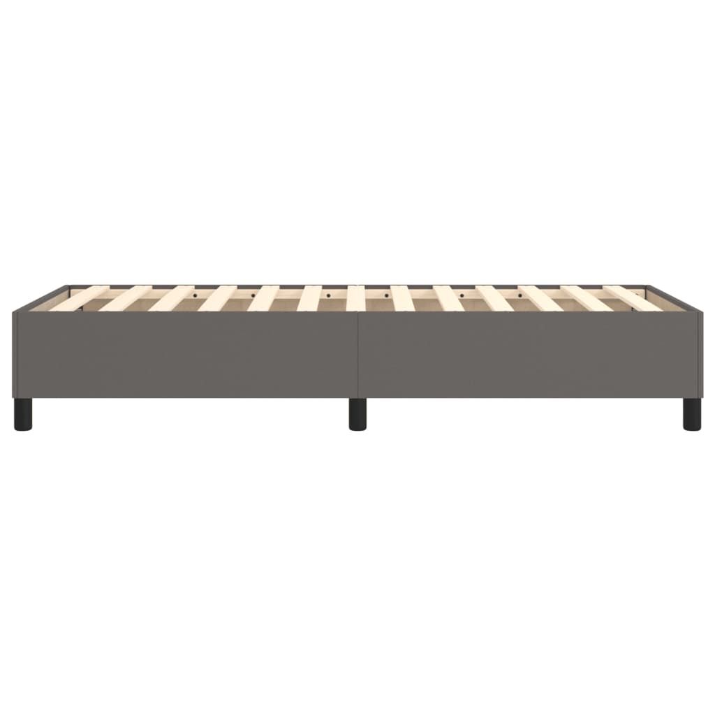 Struttura Letto a Rete a Molle Grigio 90x190 cm in Similpelle | homemem39
