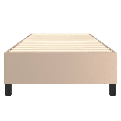 Struttura Letto a Rete a Molle Cappuccino 90x190 cm in Similpelle | homemem39