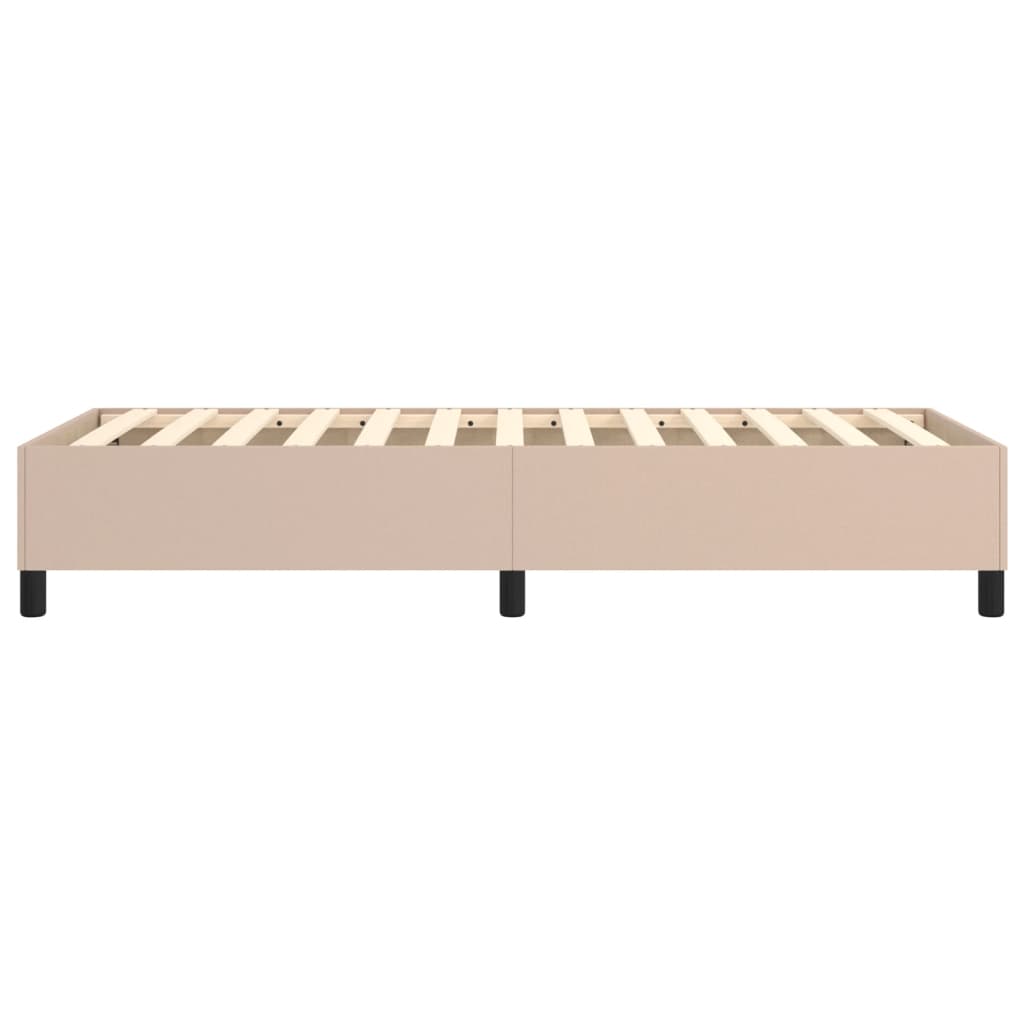 Struttura Letto a Rete a Molle Cappuccino 90x190 cm in Similpelle | homemem39