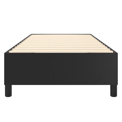 Struttura Letto a Rete a Molle Nero 90x200 cm in Similpelle | homemem39