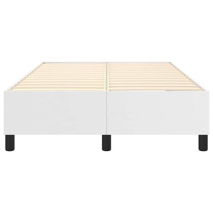 Struttura Letto a Rete a Molle Bianco 120x200 cm in Similpelle