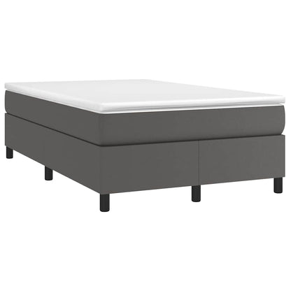 Struttura Letto a Rete a Molle Grigio 120x200 cm in Similpelle