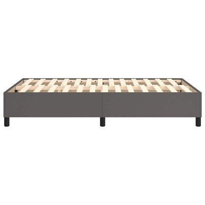 Struttura Letto a Rete a Molle Grigio 120x200 cm in Similpelle
