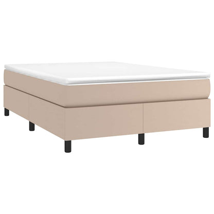 Struttura Letto a Rete a Molle Cappuccino Similpelle