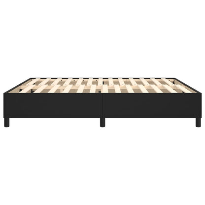 Struttura Letto a Rete a Molle Nero 160x200 cm in Similpelle | homemem39