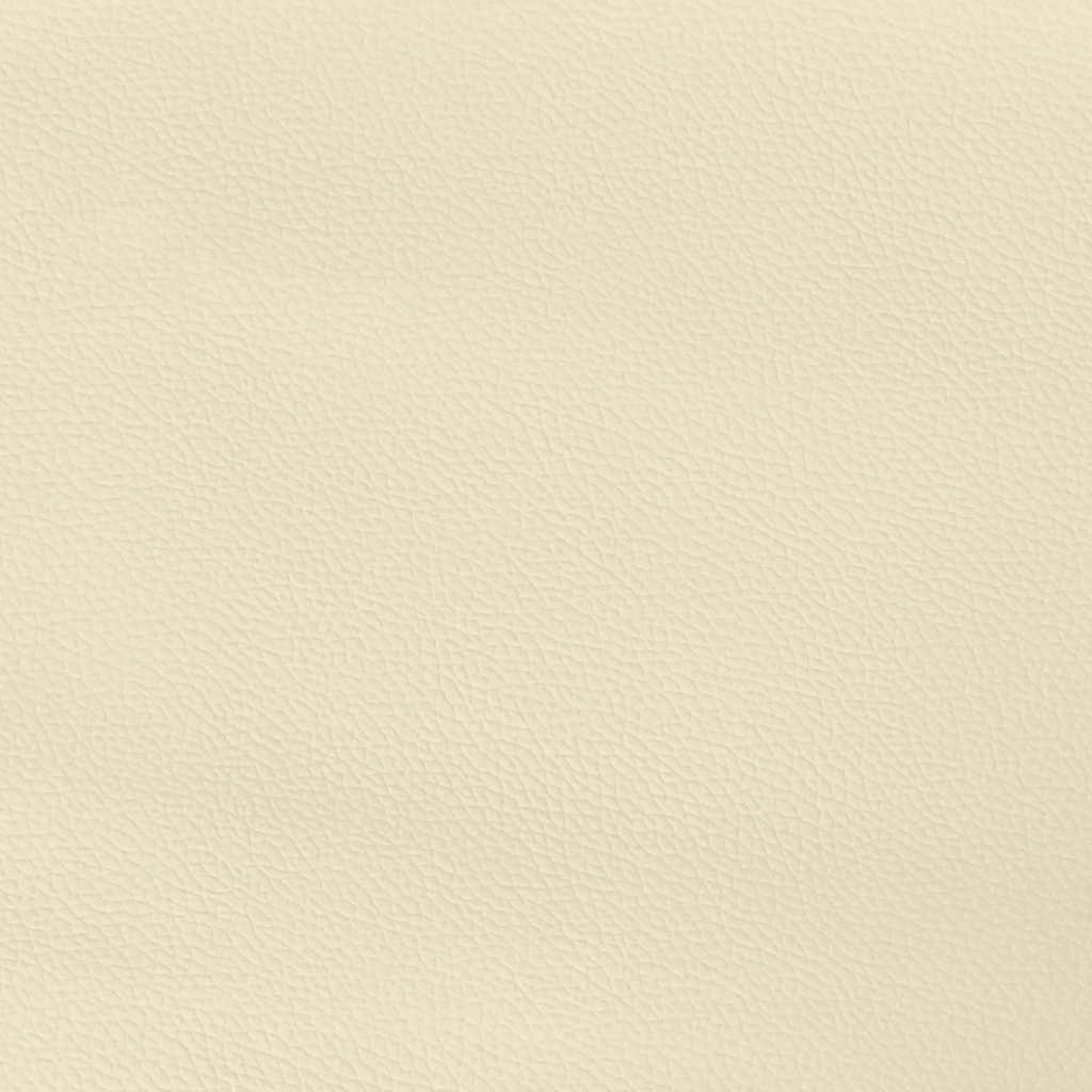 Struttura Letto a Rete a Molle Crema 160x200 cm in Similpelle