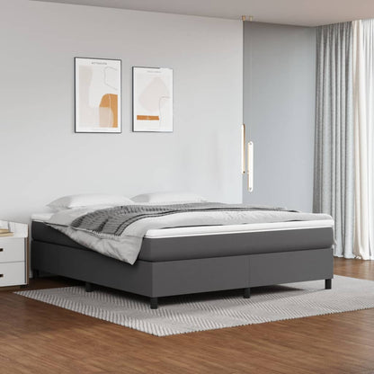 Struttura Letto a Rete a Molle Grigio 180x200 cm in Similpelle - homemem39