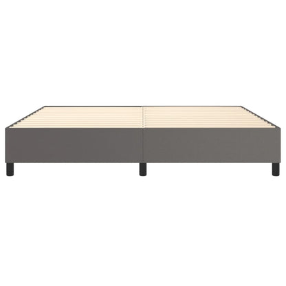 Struttura Letto a Rete a Molle Grigio 200x200 cm in Similpelle - homemem39