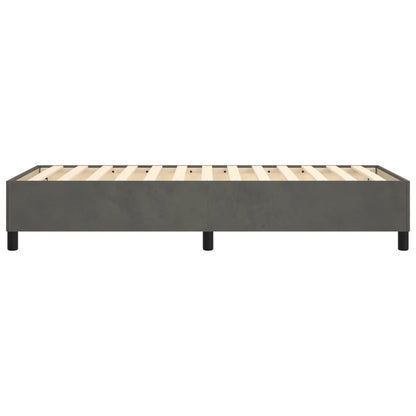 Struttura Letto a Rete a Molle Grigio Scuro 90x200 cm Velluto | homemem39