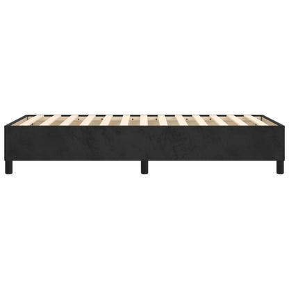 Struttura Letto a Rete a Molle Nero 90x200 cm in Velluto - homemem39