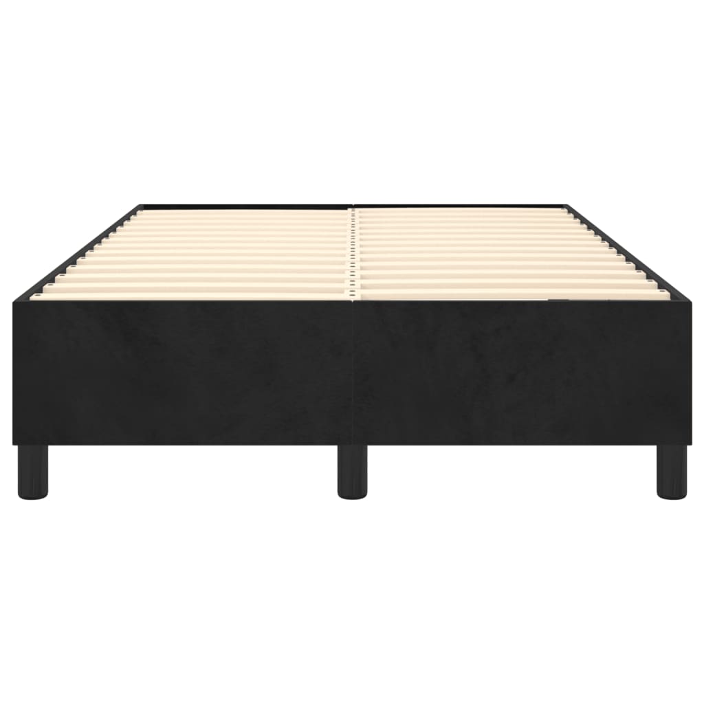 Struttura Letto a Rete a Molle Nero 120x200 cm Velluto - homemem39