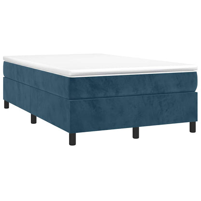 Struttura Letto a Rete a Molle Blu Scuro 120x200 cm in Velluto | homemem39
