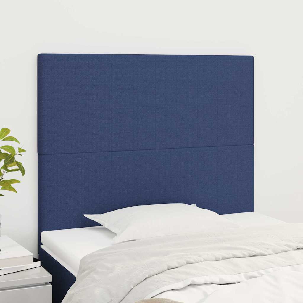 Testiera Blu 100x5x118/128 cm Tessuto | homemem39