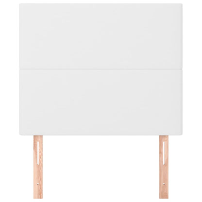Testiera 2 pz Bianco 80x5x78/88 cm in Similpelle - homemem39