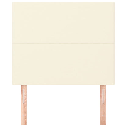 Testiera Crema 100x5x118/128 cm Similpelle