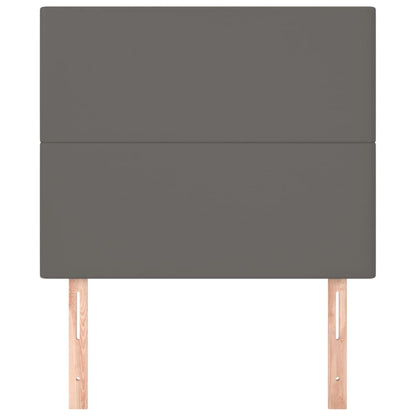 Testiere 2 pz Grigie 100x5x78/88 cm in Similpelle - homemem39