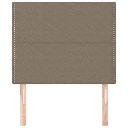 Testiera 2 pz Tortora 90x5x78/88 cm in Tessuto - homemem39