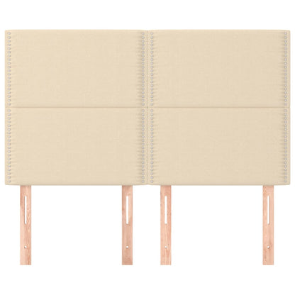 Testiere 4 pz Crema 72x5x78/88 cm in Tessuto - homemem39