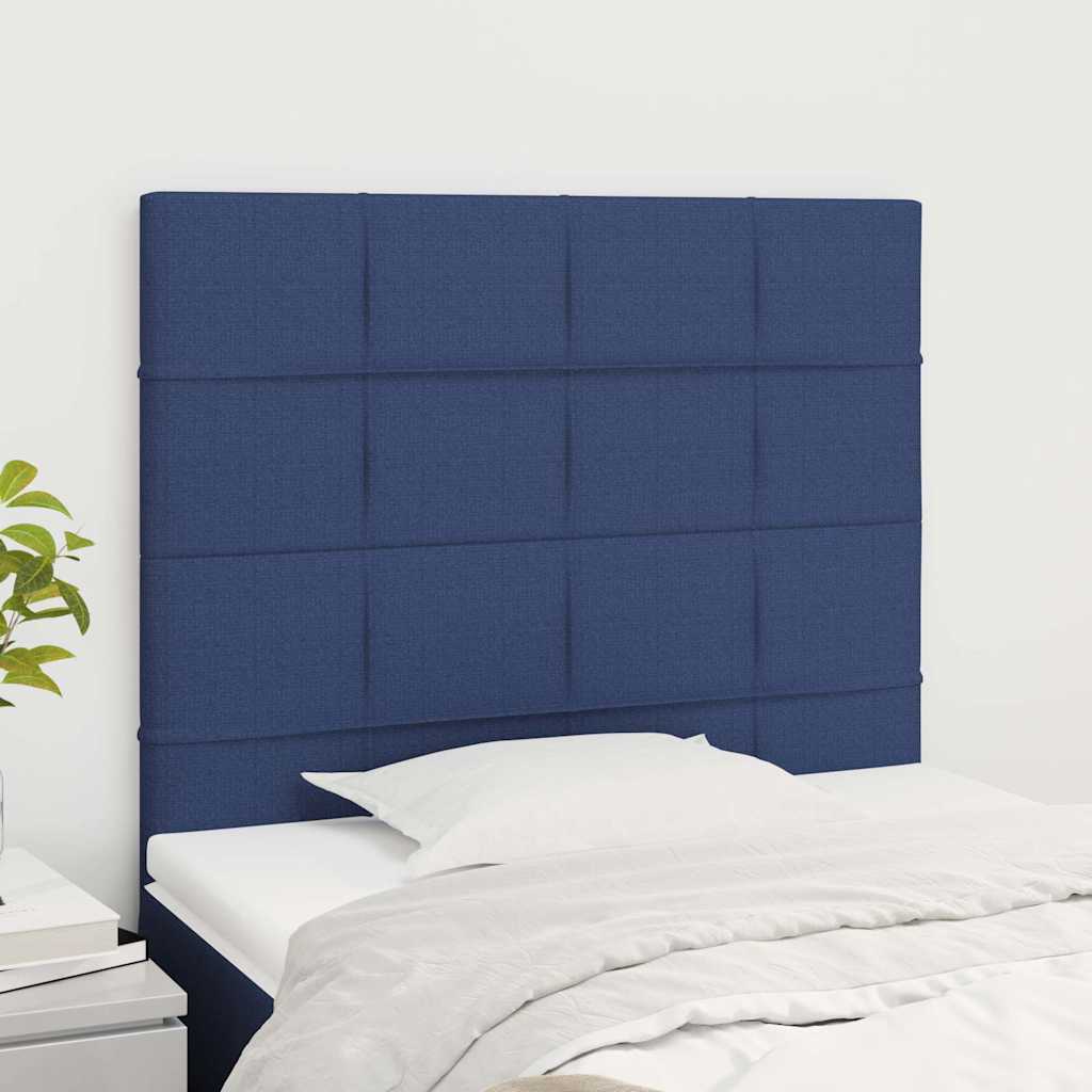 Testiera Blu 90x5x118/128 cm Tessuto | homemem39