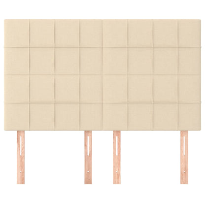 Testiera Crema 144x5x118/128 cm Tessuto | homemem39