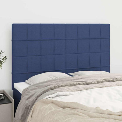 Testiera Blu 144x5x118/128 cm Tessuto