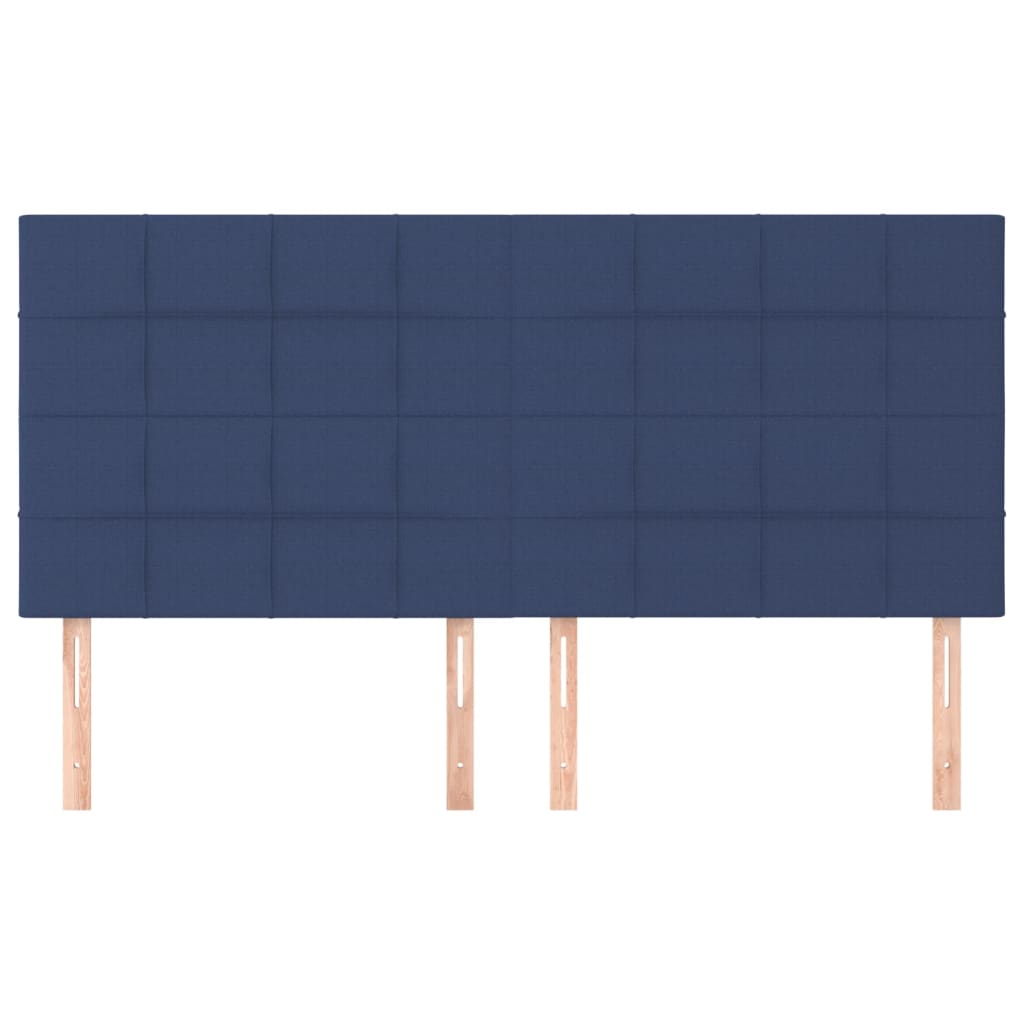 Testiera Blu 180x5x118/128 cm Tessuto | homemem39