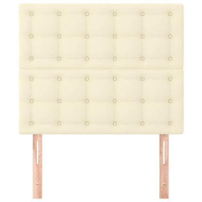 Testiera Crema 100x5x118/128 cm Similpelle - homemem39