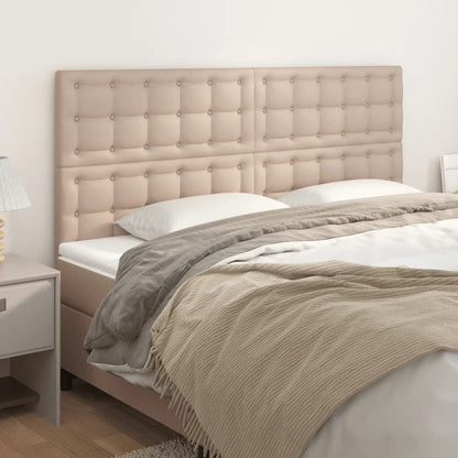 Testiera Cappuccino 160x5x118/128 cm in Similpelle - homemem39