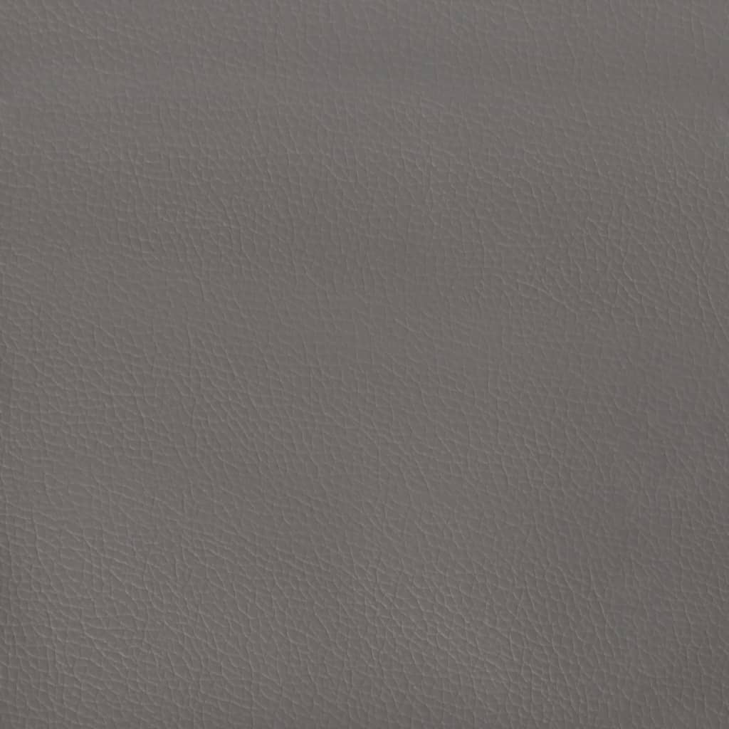 Testiera Grigio 180x5x118/128 cm in Similpelle | homemem39