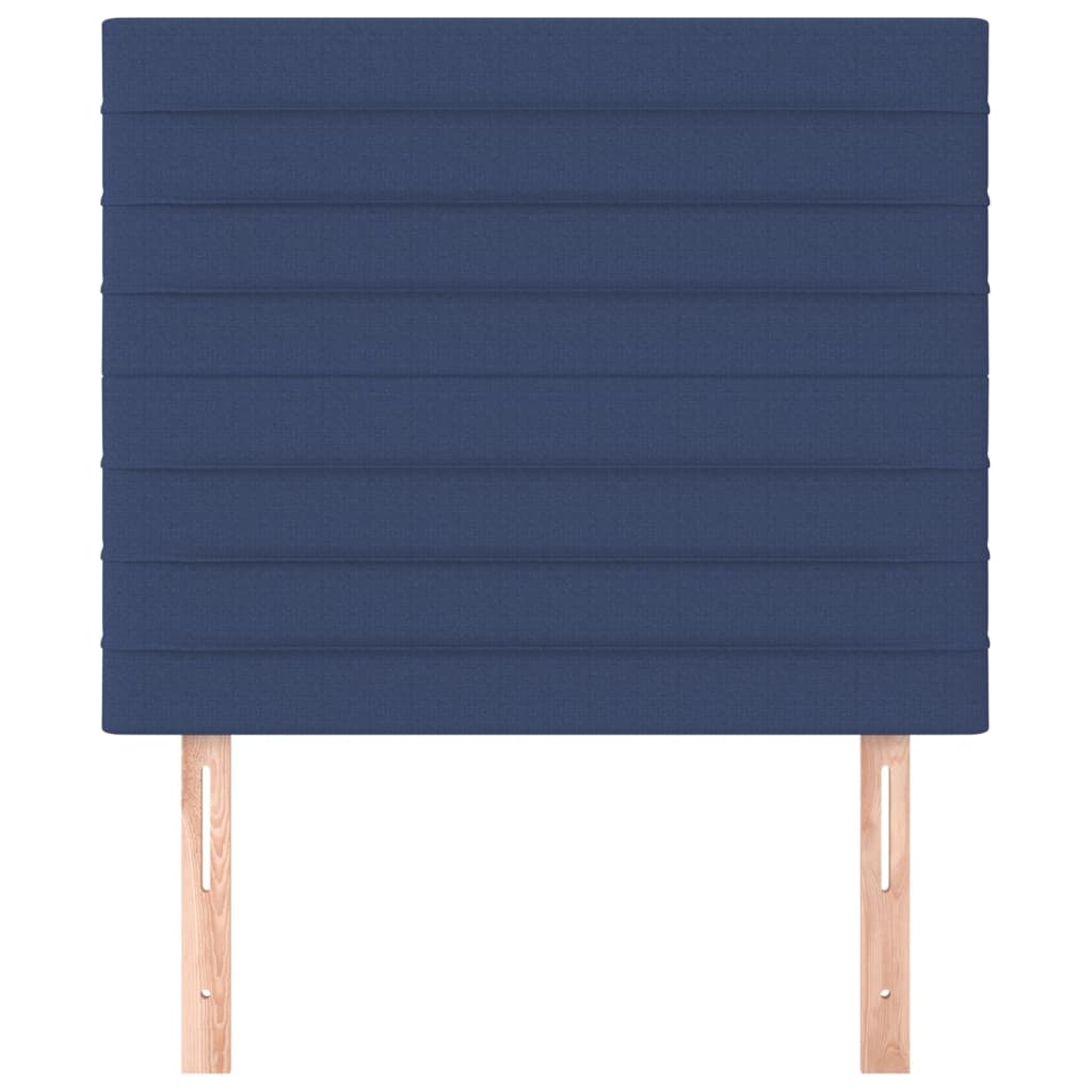 Testiera 2 pz Blu 80x5x78/88 cm in Tessuto - homemem39