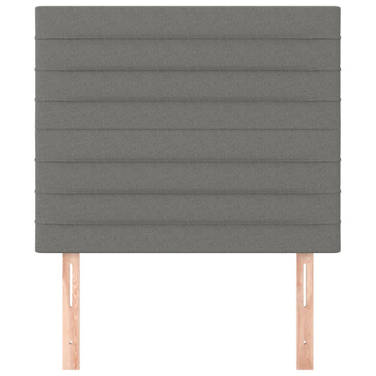 Testiere 2 pz Grigio Scuro 100x5x78/88 cm in Tessuto - homemem39