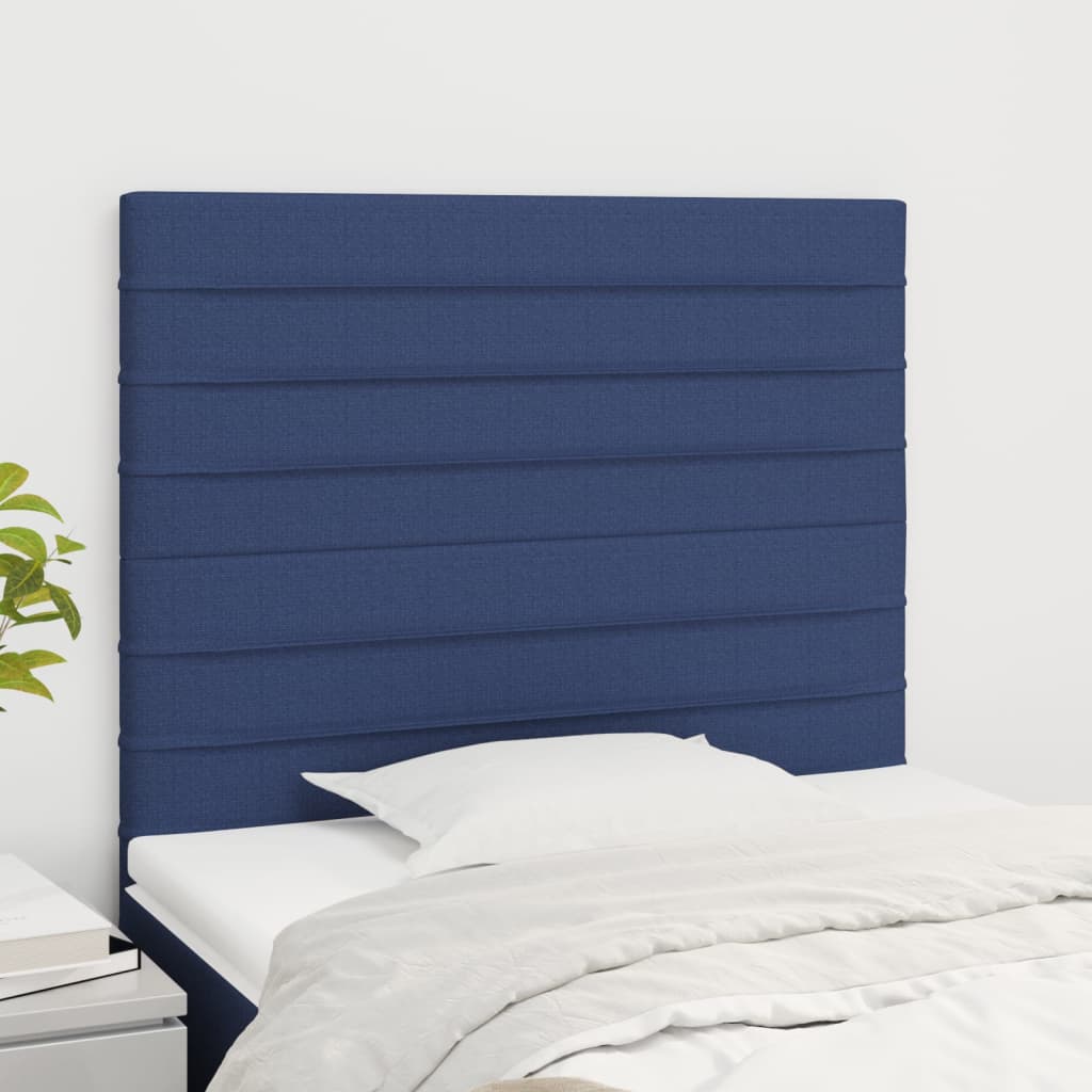 Testiera Blu 100x5x118/128 cm Tessuto | homemem39