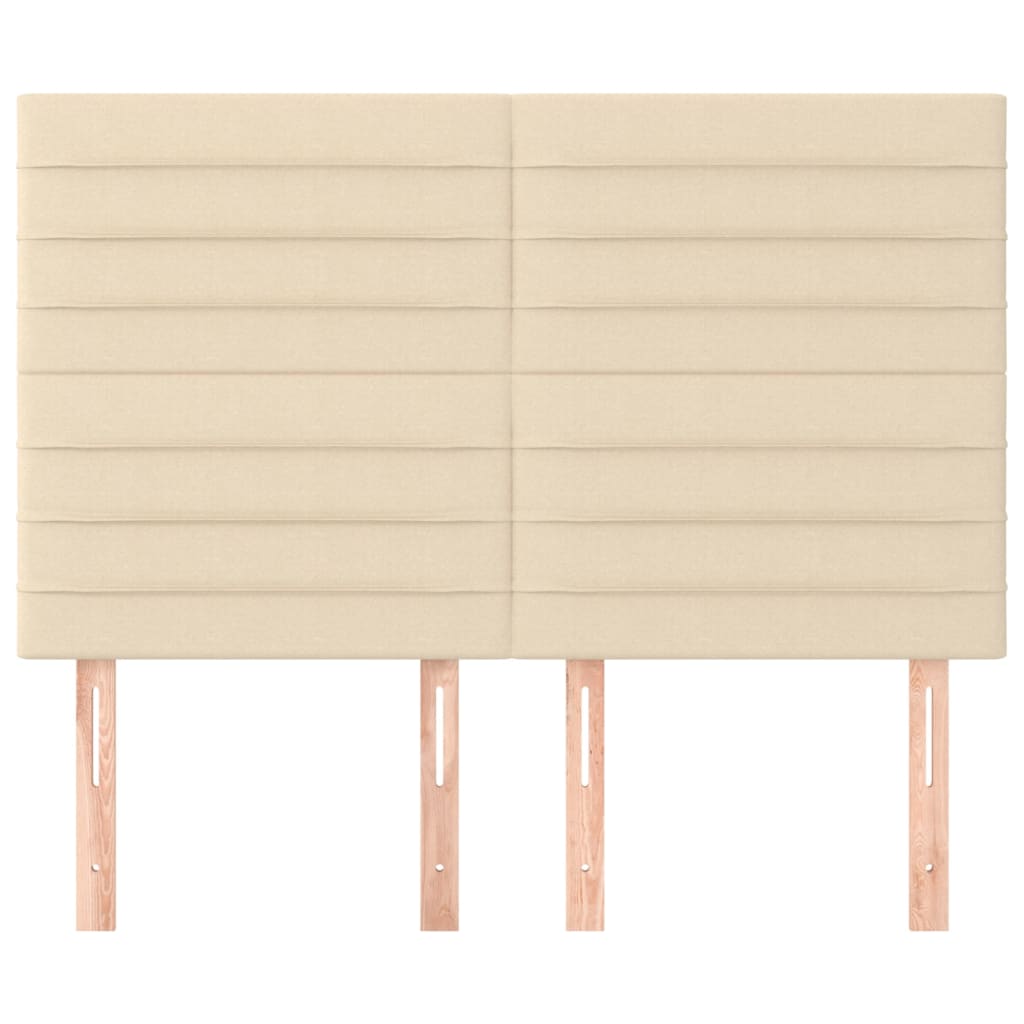 Testiere 4 pz Crema 72x5x78/88 cm in Tessuto - homemem39