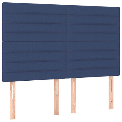 Testiera Blu 144x5x118/128 cm Tessuto