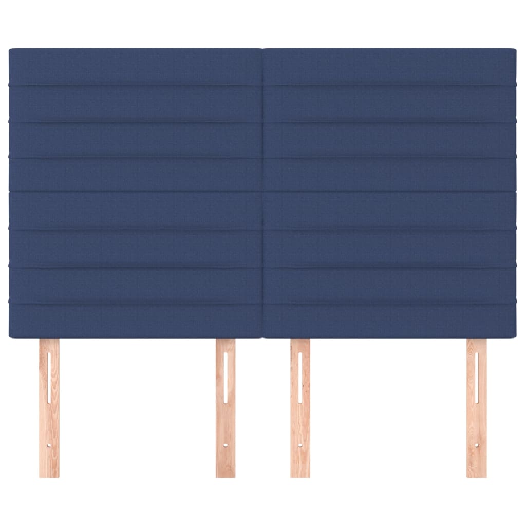 Testiere 4 pz Blu 72x5x78/88 cm in Tessuto - homemem39