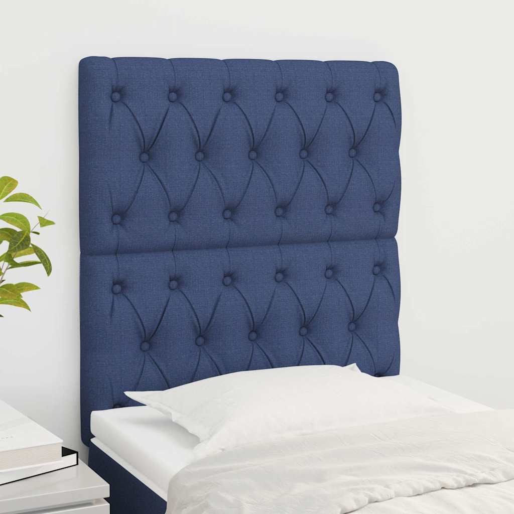 Testiera Blu 80x7x118/128 cm Tessuto | homemem39
