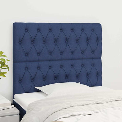 Testiera Blu 90x7x118/128 cm Tessuto | homemem39
