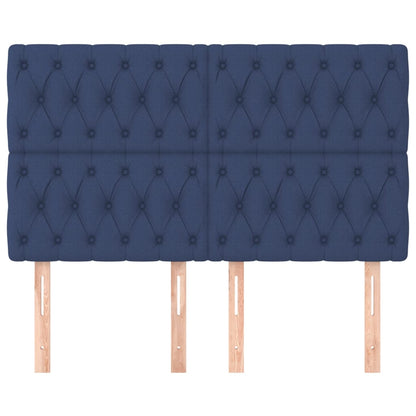 Testiera Blu 144x7x118/128 cm Tessuto | homemem39