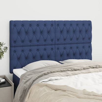 Testiera Blu 144x7x118/128 cm Tessuto | homemem39