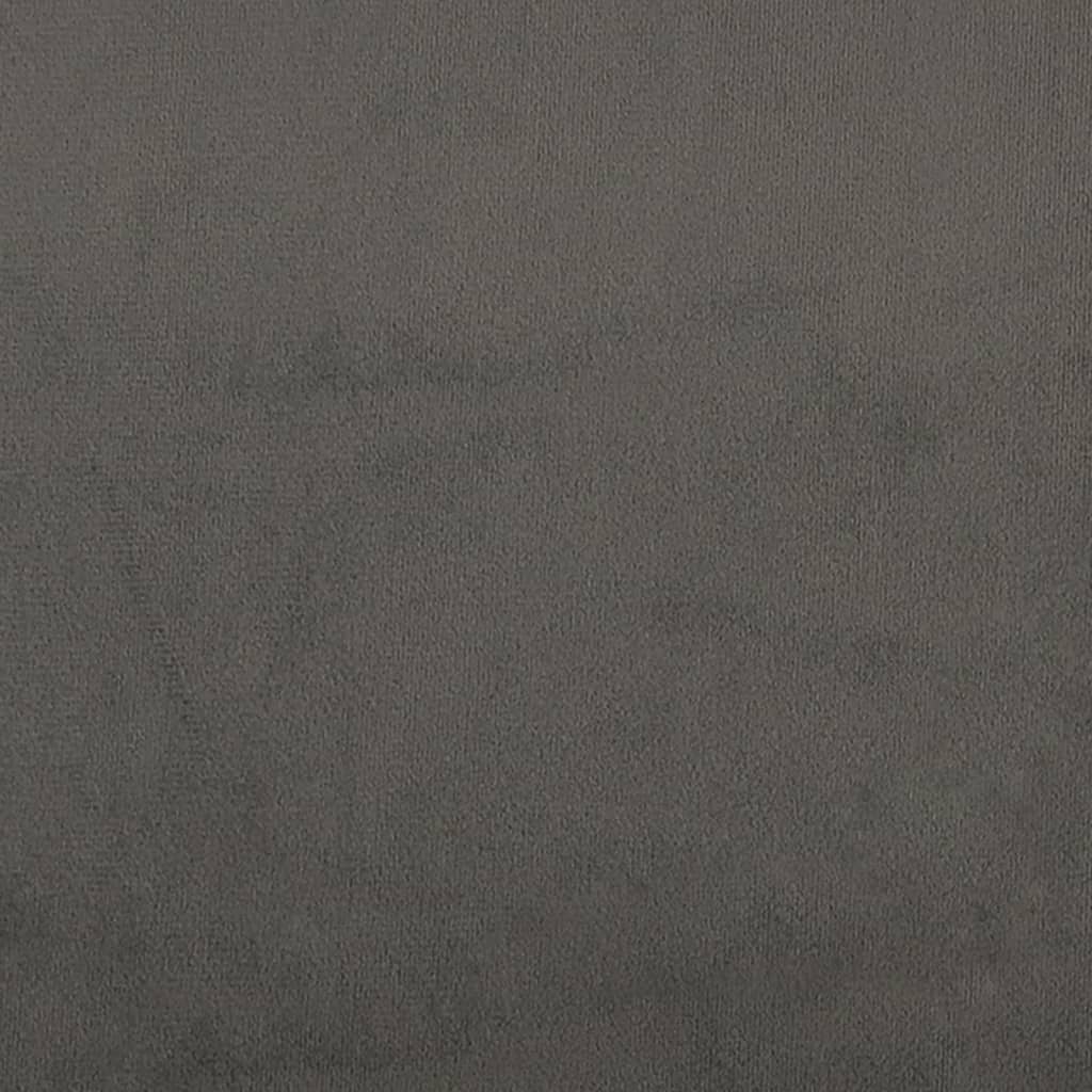 Testiera Grigio Scuro 90x7x118/128 cm Velluto | homemem39