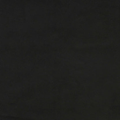 Testiera Nera 144x7x118/128 cm Velluto | homemem39