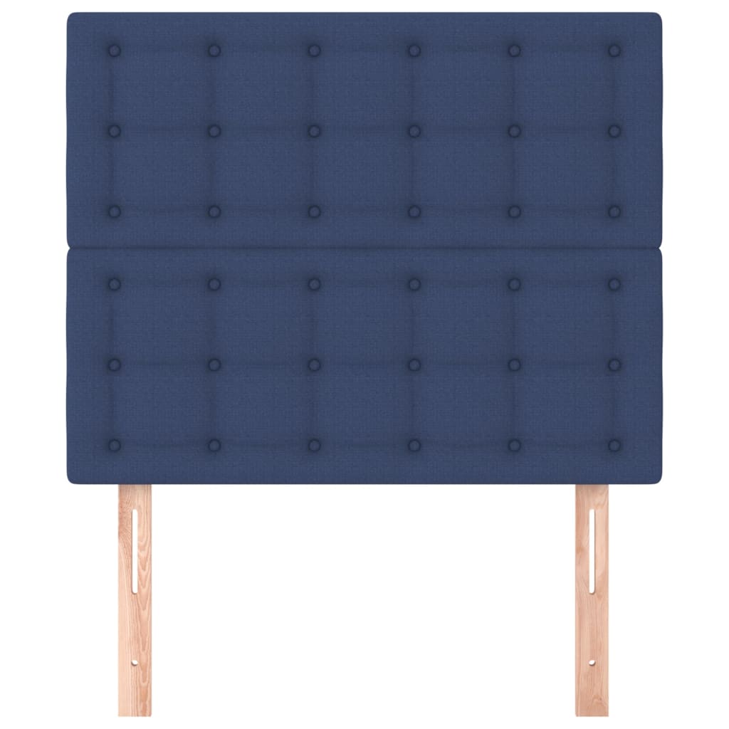 Testiera Blu 80x5x118/128 cm Tessuto | homemem39