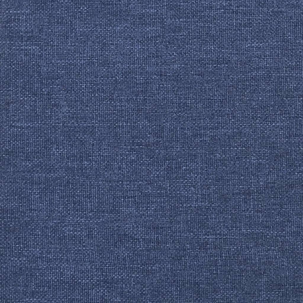 Testiera Blu 90x5x118/128 cm Tessuto