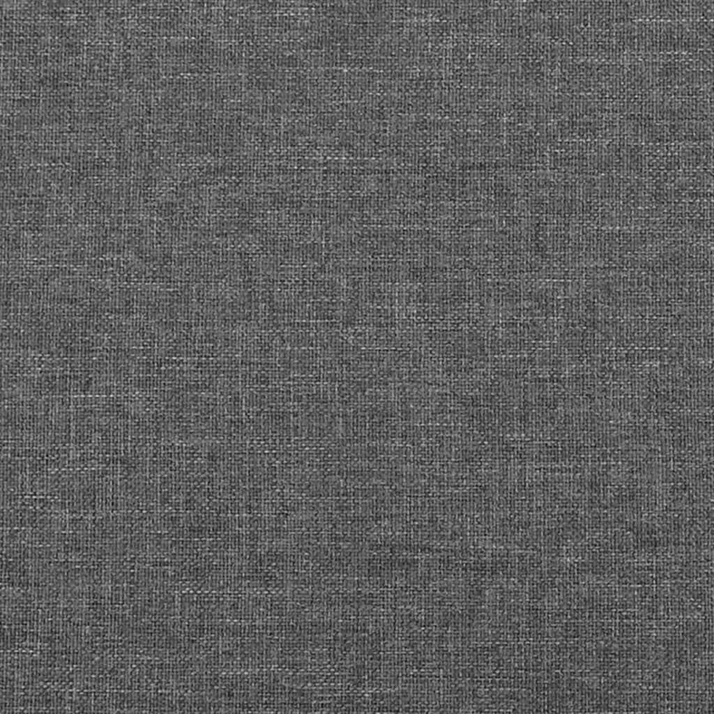 Testiera Grigio Scuro 100x5x118/128 cm Tessuto | homemem39