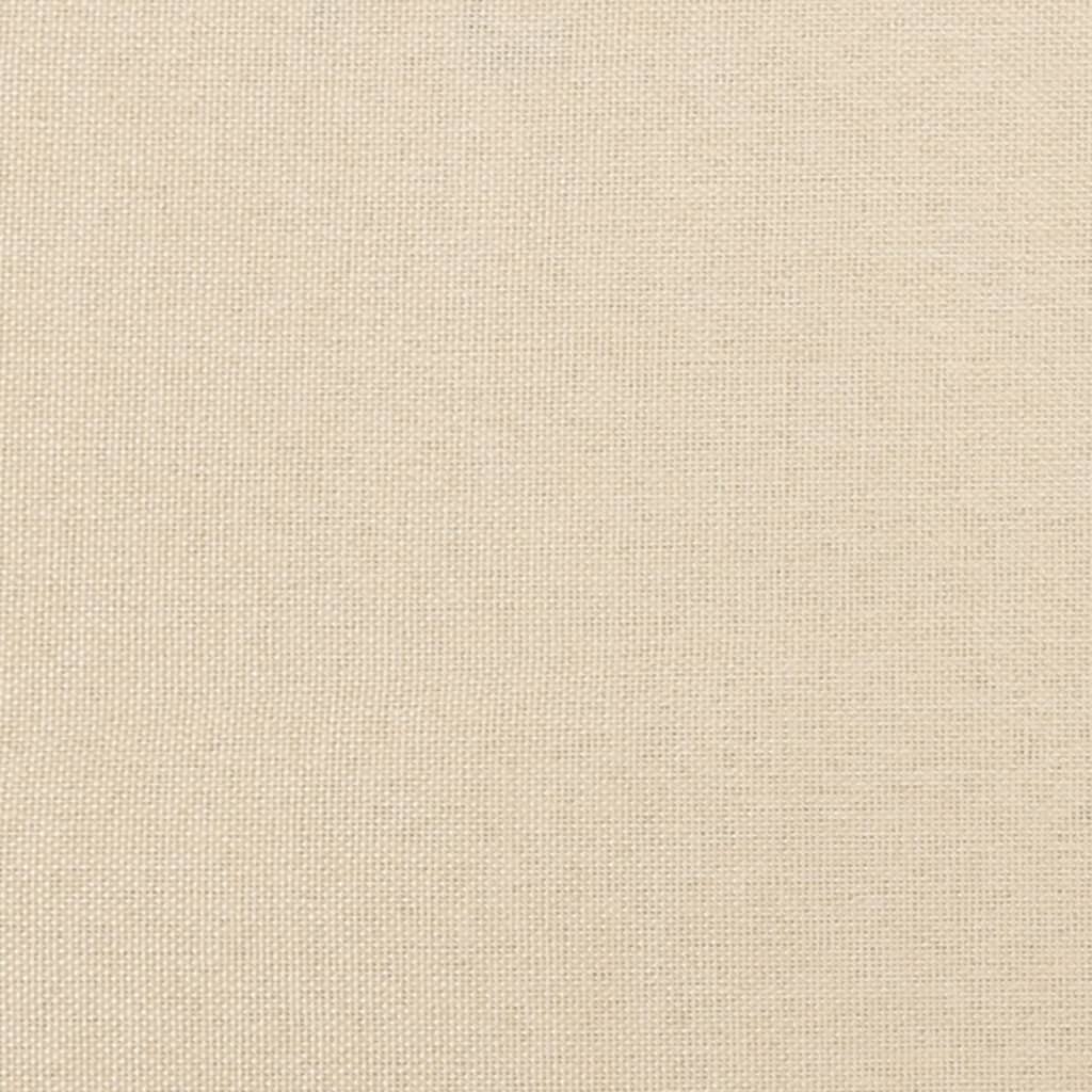 Testiera Crema 200x5x118/128 cm Tessuto | homemem39