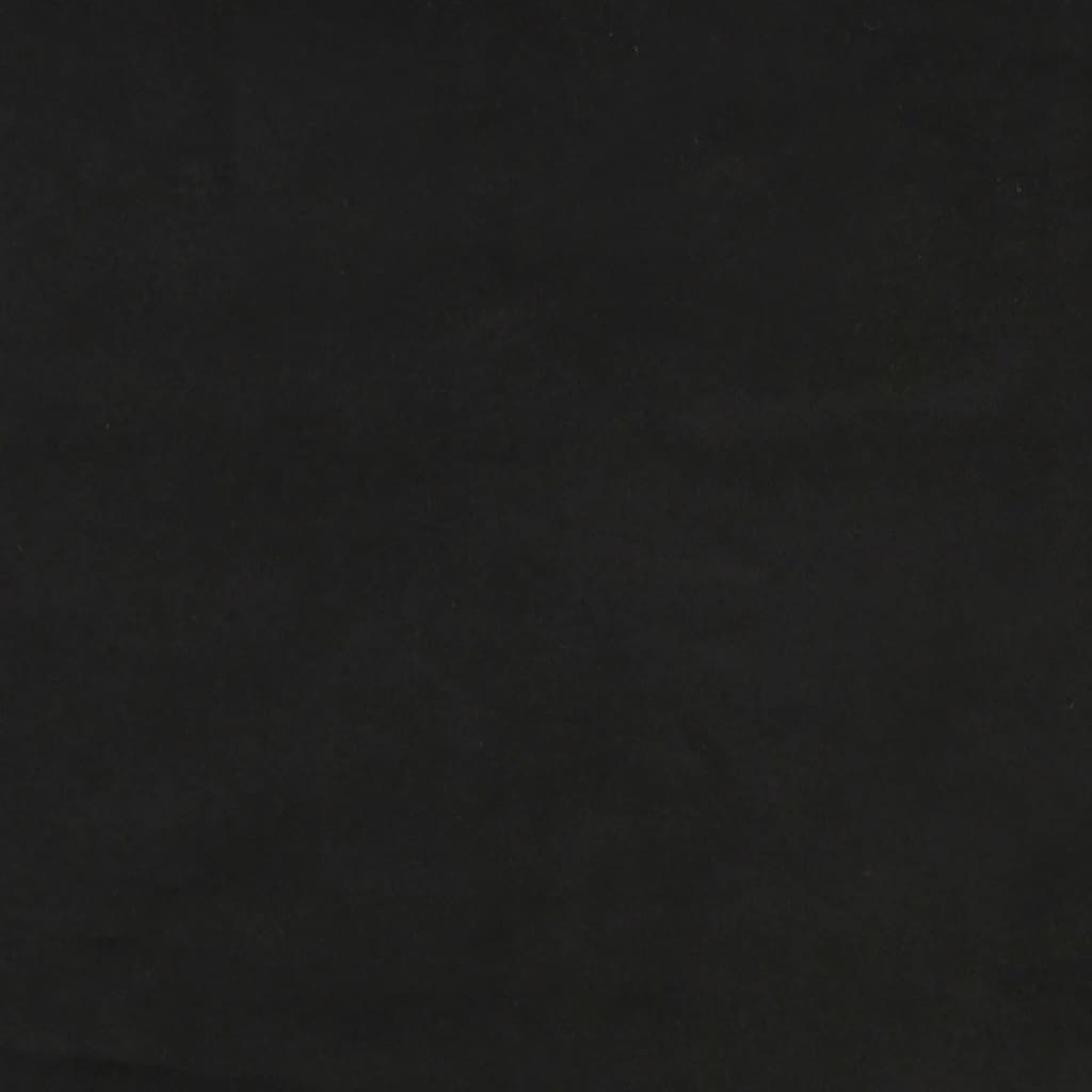 Testiera Nera 90x5x118/128 cm Velluto | homemem39
