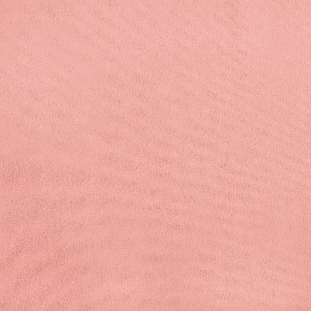 Testiera Rosa 90x5x118/128 cm Velluto